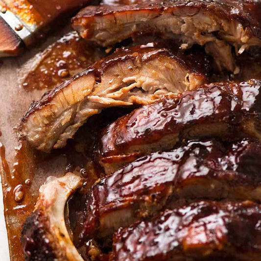 Pork Ribs with Homemade Sauce