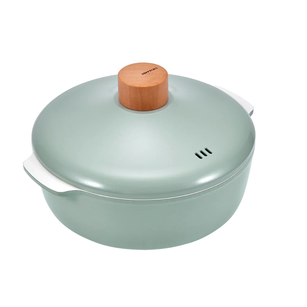 Happycall ZIUM IH Ceramic Casserole Pot Green 24cm