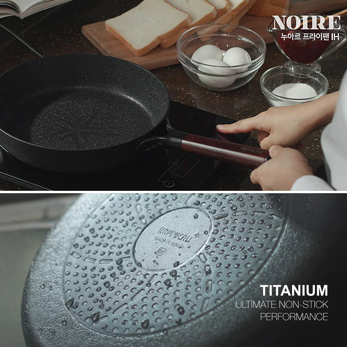 Happycall Noire IH Titanium Plus Frying Pan- 28cm