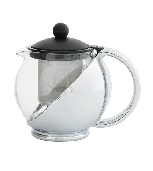 Avanti Multi Function Teapot Black/Chrome 600ml