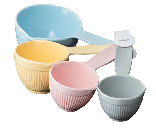 Avanti Ribbed Measuring Cups- Pastel