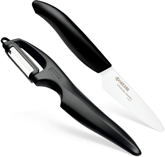 Kyocera Ceramic 7.5cm Paring Knife & Peeler Set