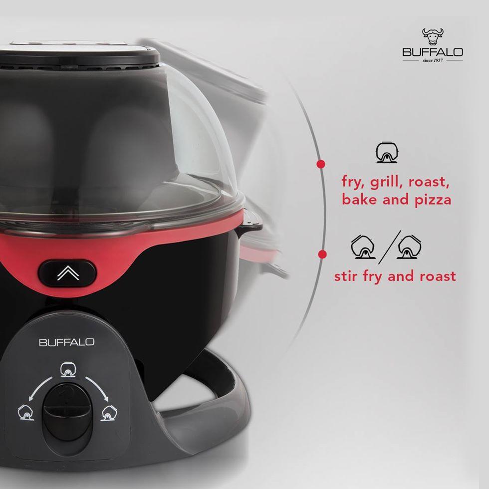 Buffalo Stainless Steel Smart Air Fryer 2.0- PRO CHEF PLUS