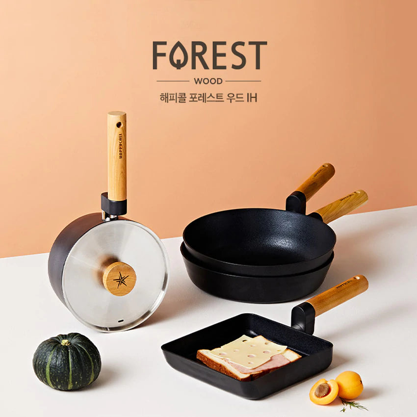 Happycall Forest IH Wood Handle Omelette Pan 21cm