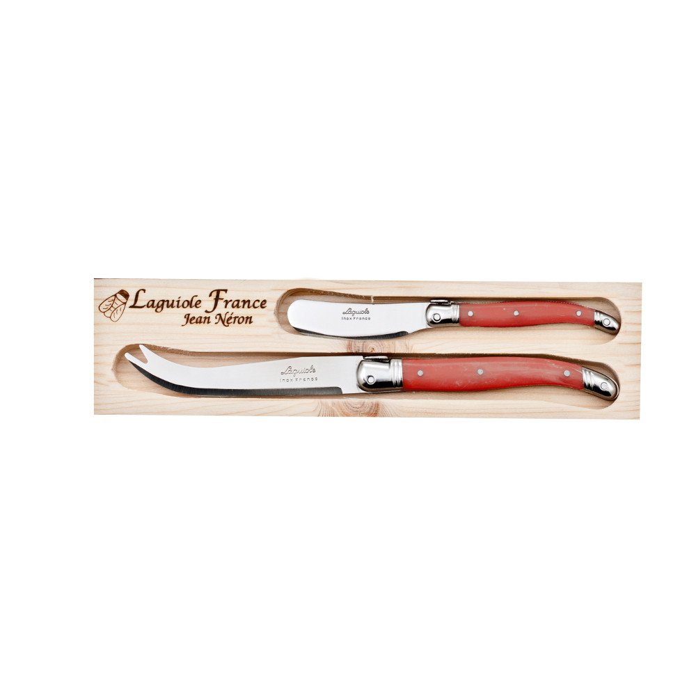 Laguiole Jean Neron Cheese Knife and Spreader Set